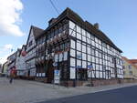 Hxter, Haus Horstkotte in der Stummrigestrae, erbaut 1554 (30.09.2023)