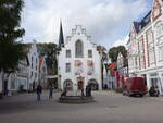 Brakel, Rathaus am Marktplatz, erbaut im 13.