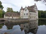 Schloss Schweckhausen, Wasserschloss der Weserrenaissance, erbaut 1581 (05.10.2021)