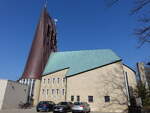 Espelkamp, evangelische Thomaskirche, erbaut von 1960 bis 1963 (22.03.2026)
