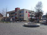 Rahden, Sparkassengeb�ude in der Kirchstra�e (22.03.2026)
