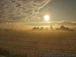 Sonnenaufgang am Wiehengebirge bei Lbbecke am 10.Juni.2017