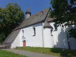 Raumland, evangelische Kirche, sp�tromanische Kirche erbaut um 1240 (26.06.2026)