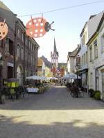 Kempen Altstadt: Die gesamte Stadt wurde liebevoll fr das Maifest hergerichtet.