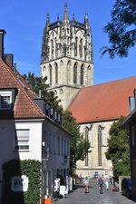 MNSTER, 23.08.2016, Blick auf die berwasserkirche