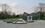 Gewchshauser des Botanischen-Gartens Wuppertal auf der Hartdt in Wuppertal-Elberfeld.