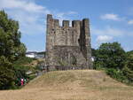 Dasburg, Ruine des Wehrturms der Burg, erbaut im 13.