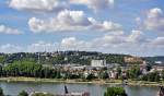 Koblenz-Sd mit dem Fort Konstantin und der Josefskirche - 27.08.2012