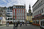 Koblenz Münzplatz, im Hintergrund rechts die Liebfrauenkirche - 16.10.2017