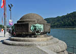 Alte Anlegepoller am Deutschen Eck - Konrad-Adenauer-Ufer (Rhein) - Koblenz 08.09.2021