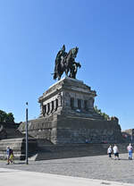 Koblenz am Deutschen Eck - Kaiser-Wilhelm-Denkmal - 08.09.2021