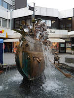 Der auch als Arche Noah bekannte Erfinderbrunnen in Koblenz.