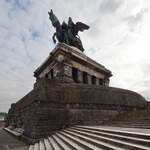 Das 1897 eingeweihte Kaiser-Wilhelm-I.-Denkmal im Deutschen Eck Koblenz.