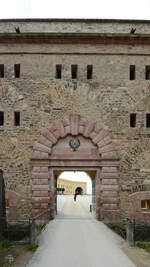 Eines der Tore zum oberen Schlosshof der Festung Ehrenbreitstein.