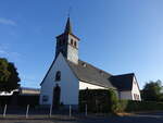 Auderath, Pfarrkirche Maria Rosenkranzk�nigin, Saalbau von 1734 (20.07.2026)