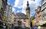 Marktplatz in Cochem (Mosel).