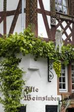Ein teil des Hauses Alte Weinstuben in Ernst an der Mosel.