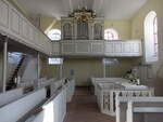 Bosenbach, Innenraum mit Orgel in der evangelischen Kirche (23.05.2021)