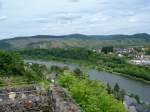 Saarburg, Blick von der Burg saarabwrts, Mai 2005