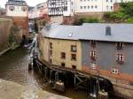 SAARBURG; Wasserfall am Leukbach, welcher 3 Wasserrder der alten Mhle speist; 120826