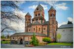 Abtei Maria-Laach in Glees, bei Mending in der Vulkaneifel, Ende Mai 2015