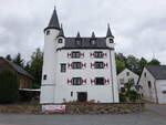 Burg Dreis, dreigeschossiges Giebelhaus mit rundem Treppenturm, erbaut 1597 (20.07.2026)