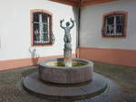 Mainz, Brunnen am Osteiner Hof in der Gaustrae (01.03.2020)