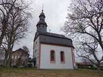 Berndroth, evangelische Kirche, erbaut von 1767 bis 1769 (30.01.2022)