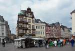Trier - Hauptmarkt mit schönen Fachwerkbauten - 10.09.2014