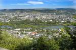 Blick vom Markusberg (330 Meter) auf Trier.