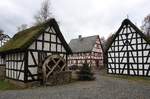 FACHWERKENSEMBLE IN HACHENBURG/WW  Alte Westerwlder Fachwerkhuser lassen sich im Landschaftsmuseum HACHENBURG/Ww.