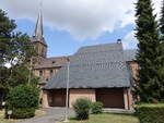 Pttlingen, Liebfrauenkirche, erbaut von 1888 bis 1890, erweitert von 1953 bis 1954 (16.07.2023)