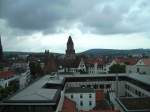 Das Foto zeigt das Rathaus St.Johann ( Turm), sowie das Brgeramt der Stadt Saarbrcken.