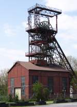 Der Alsbachschacht im Saarbrcker Stadtteil Burbach dient seit Jahrzehnten nur noch zur Wetterfhrung, denn die Bltezeit des Bergbau´s im Saarland ist vorbei.