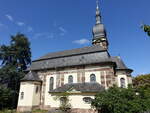 Blieskastel, evangelische Kirche auf der Agd, erbaut von 1911 bis 1912 (14.07.2023)