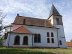 Brenschelbach, evangelische Kirche, erbaut 1892 durch den Architekten Hector (14.07.2023)