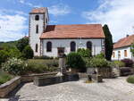 Wolfersheim, evangelische Kirche, erbaut im 14.