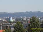 Blick ber die Stadt ins Schnfelder Hochland