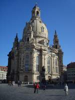Dresden,  wiederaufgebaute Frauenkirche,  Okt.2009