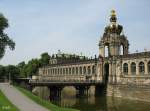 Zwinger mit Kronentor, das  Postkartenmotiv  - Dresden, 15.05.2006  