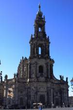 Katholische Hofkirche in Dresden, aufgenommen am 06.10.2011.