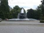 Ein imposanter Brunnen am Albertplatz in Dresden-Neustadt.(25.7.2011)