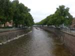 Der Fluss Vereinigte Weieritz in Dresden-Plauen.(28.7.2011)