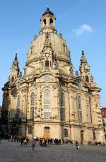 Frauenkirche Dresden am 30.03.2011 um 16:49 in Dresden.