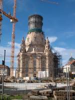 Der Wiederaufbau der Dresdner Frauenkirche, Stand 19.05.2004  
