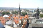 Aussicht von der Frauenkirche in Dresden.