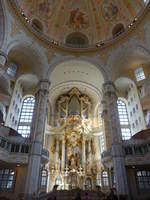 Dresden, Hochaltar von Johann Christian Feige in der Frauenkirche (02.10.2020)