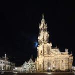 Blick auf den Schlossplatz in Dresden.