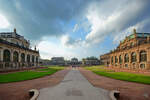 Unterwegs im Dresdner Zwinger.