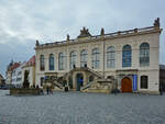 Das Verkehrsmuseum Dresden wurde 1956 eröffnet und befindet sich im 1586 erbauten Johanneum.